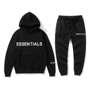Black Essential Spring Tracksuit