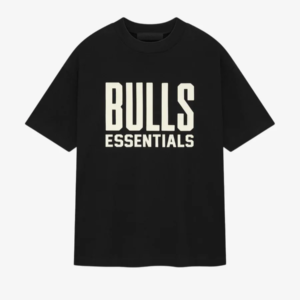 Black Essentials Bulls Short Sleeve Shirt
