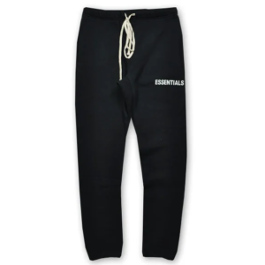 Black Essentials Graphic Pant