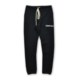 Black Essentials Fear of God Graphic Pant