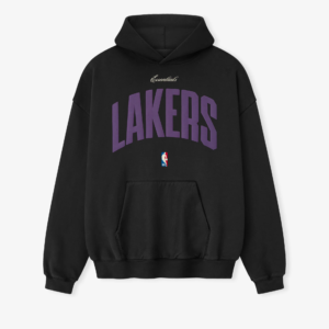Black Essentials Merch Lakers NBA 90’s Hoodie
